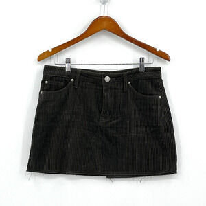 Urban Outfitters BDG Skirt Women Medium Mini Boho Corduroy Stretch Retro 90s Y2K